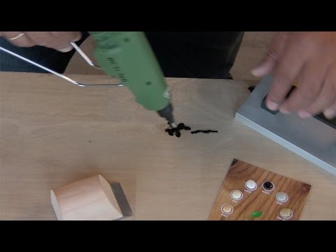 Knot Filler - How to repair a grain in wood