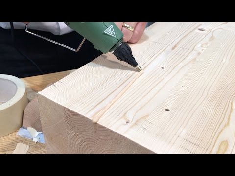Knot Filler - Wood repair in pine wood