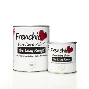 Krémová kriedová farba na nábytok s obsahom voskov Frenchic Lazy Range Créme de la Créme