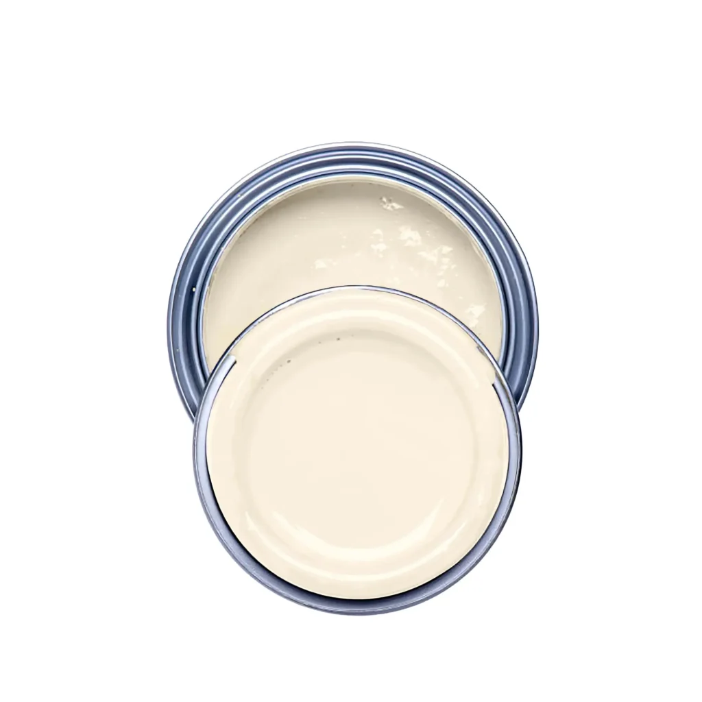 Farba na drevo v krémovom odtieni s voskami Frenchic Lazy Range Créme de la Créme