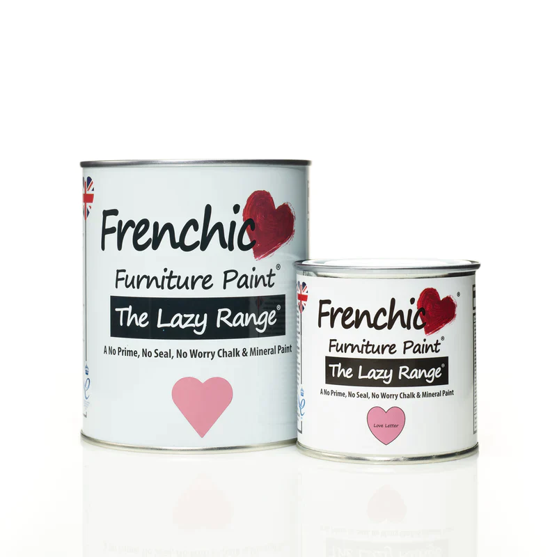 Ružová kriedová farba na drevo s vysokým obsahom voskov Frenchic Lazy Range Love Letter