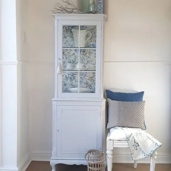 interiérová kriedová farba na drevo crystal blue