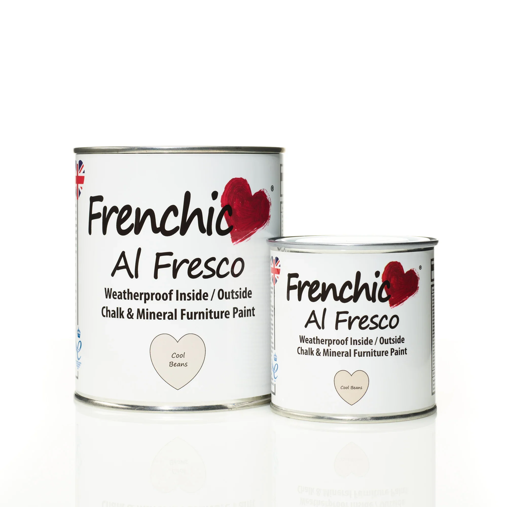 Béžová kriedová farba v matnom prevedení do exteriéru Frenchic Al Fresco Cool Beans