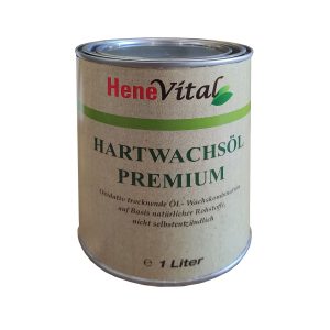 Tvrdý voskový olej HeneVital Hartwachsöl Premium