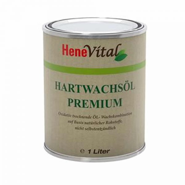 HeneVital Hartwachsöl Premium, tvrdý voskový olej - dubu.sk - kvalitné oleje na drevo a nábytok
