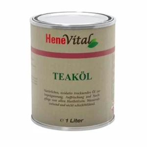 teakový olej HeneVital Teaköl - dubu.sk - kvalitné oleje na drevo a nábytok