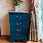 kobaltová kriedová farba na nábytok frenchic steel teal
