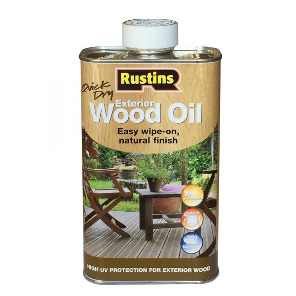 Exteriérový olej na drevo s UV filtrom od Britského výrobcu Rustins - 1l - Dubu.sk - verní kvalite
