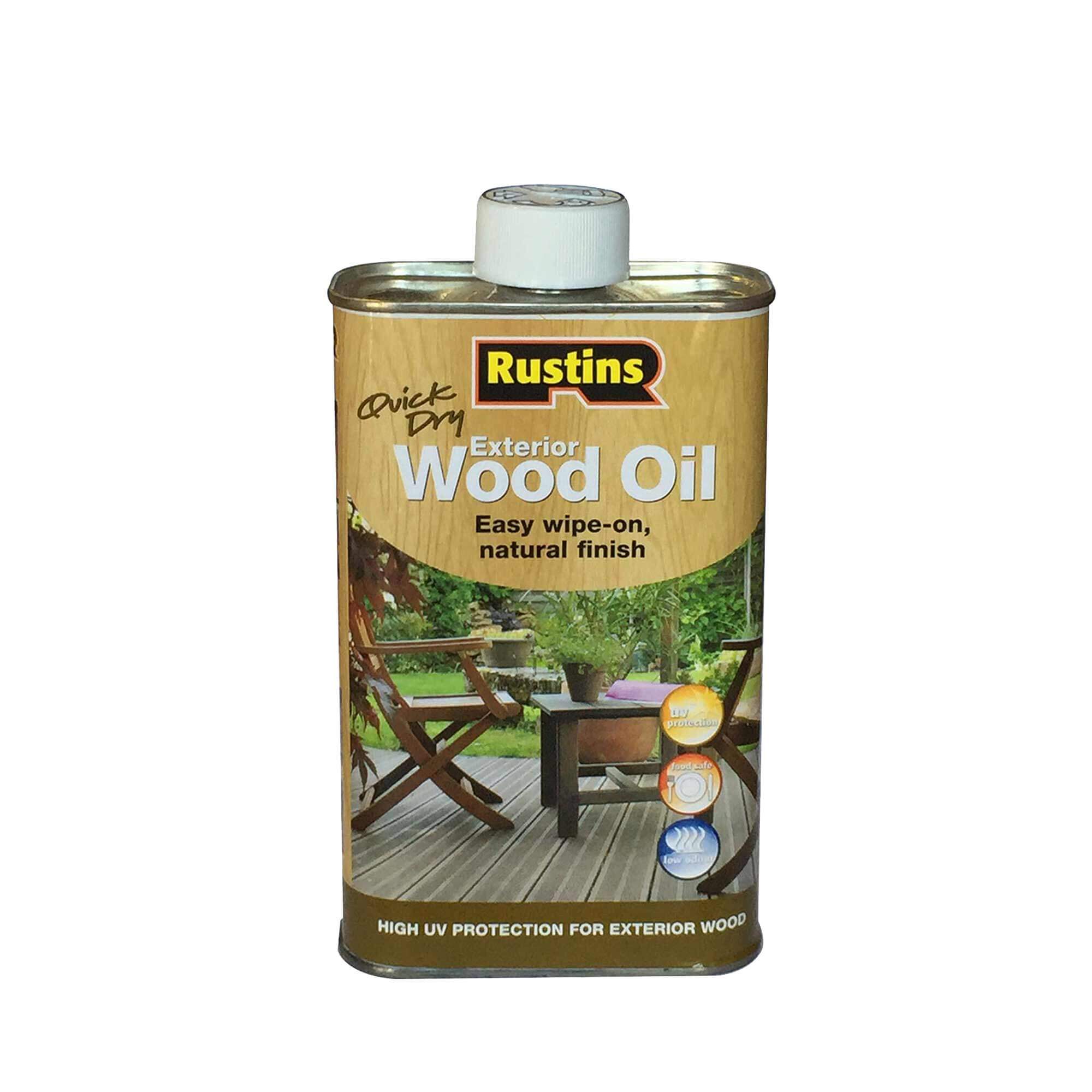 Exteriérový olej na drevo s UV filtrom od Britského výrobcu Rustins - 500ml - Dubu.sk - verní kvalite