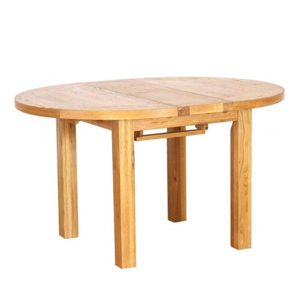 Oválny rozťahovací stôl pre 2 až 4 osoby z dubu - Dubu.sk - nábytok z masívu