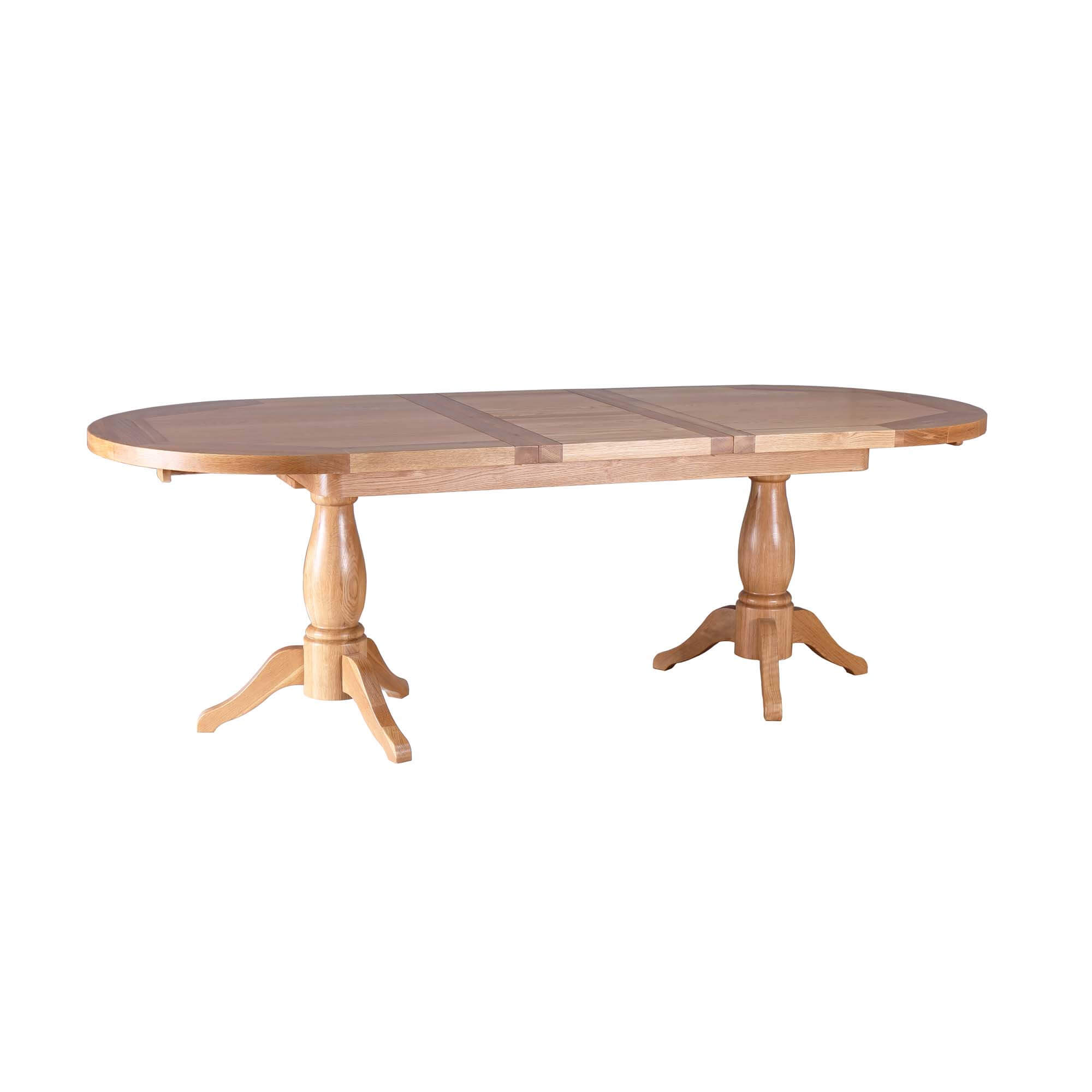 Oválny rozkladací stôl z dubu pre 6 až 8 osôb - Dubu.sk - nábytok z masívu