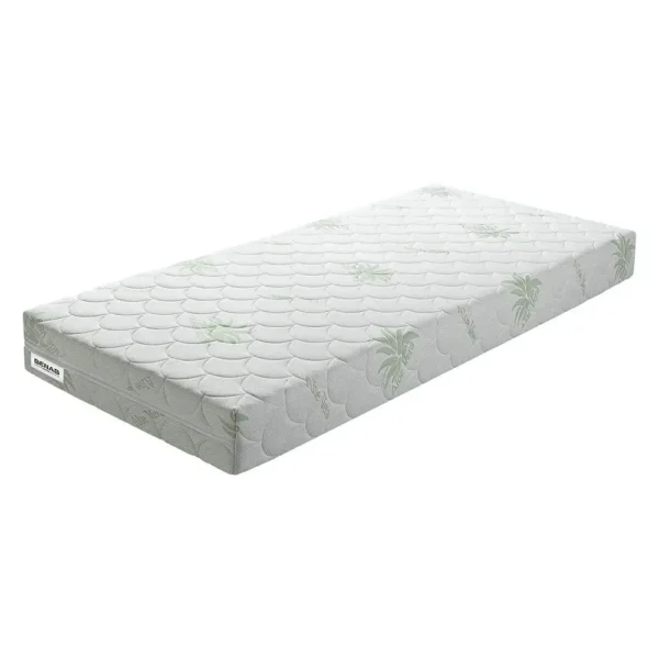 Poťah Aloe Vera znázornený na penovom matraci Omega Flex