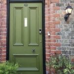 zelene vchodove dvere Constance Moss
