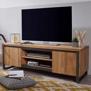 Moderna TV skrinka v obývačke - Dubu.sk - nábytok z masívu