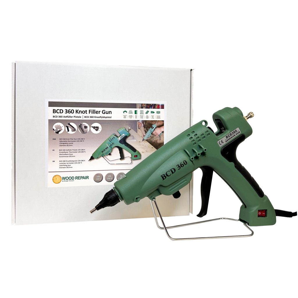Základné balenie tavnej pištole na opravu dreva Wood Repair BCD360