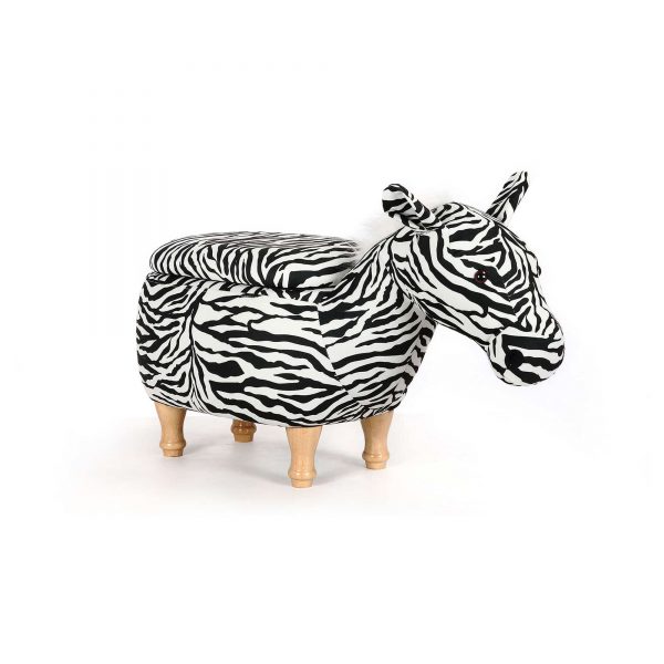 Detská taburetka v tvare zebry s úložným priestorom - Dubu.sk - verní kvalite