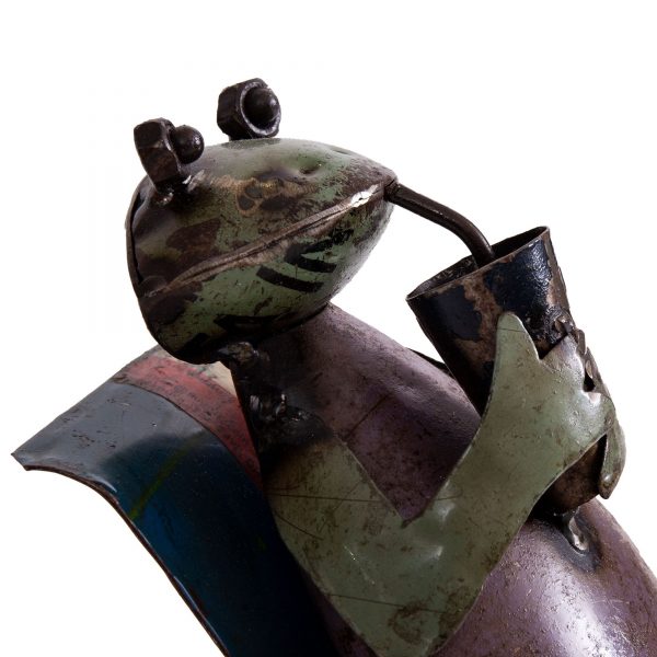 Popíjajúca žaba z kovu - Dubu.sk - verní kvalite