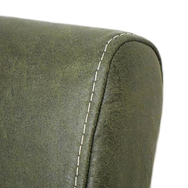 zelená koženka stolička