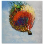 Obraz maľovaný na plátno 1x1m Hot Air Baloon - teplovzdušný balón