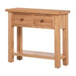 Konzolový drevený stolík na chodbu