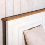 biela manzelska postel 180x200 - detail