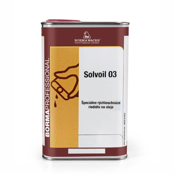 rozpúštadlo na rýchlo schnúce oleje Borma Wachs Solvoil 03