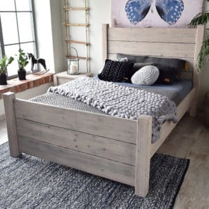 biela manzelska postel 140x200 country