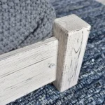 biela manzelska postel 180x200 country detail