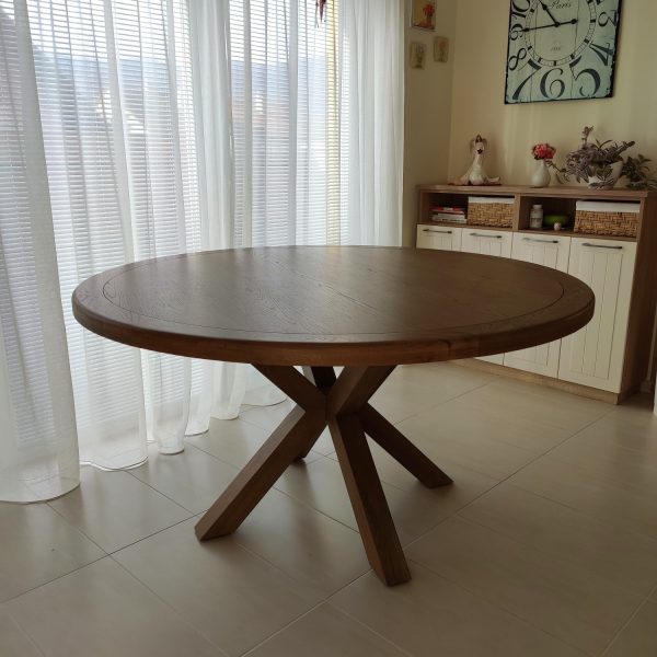 Okrúhly stôl do jedálne 150cm pre 6 osoby