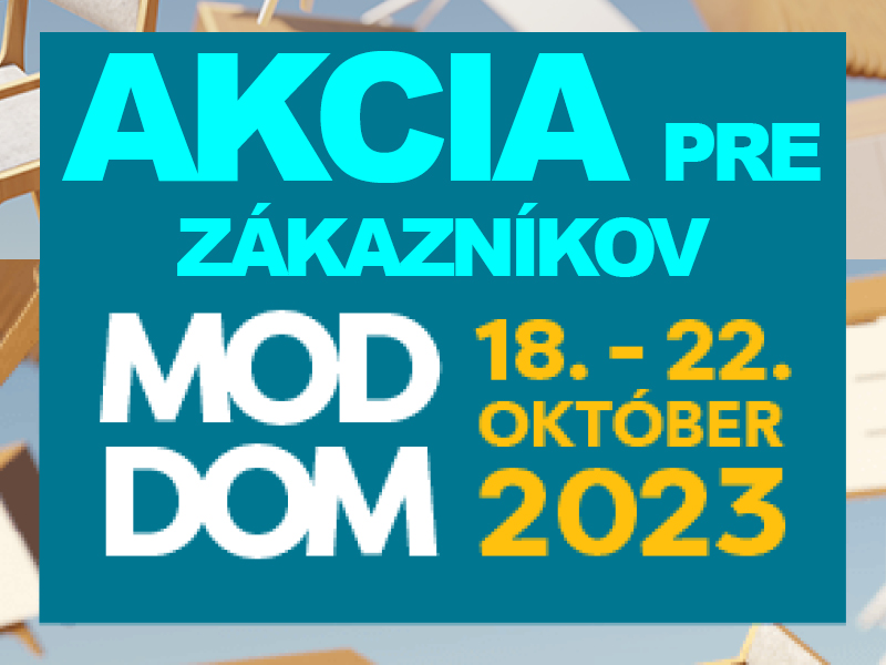 výstava nábytku Bratislava Moddom 2023