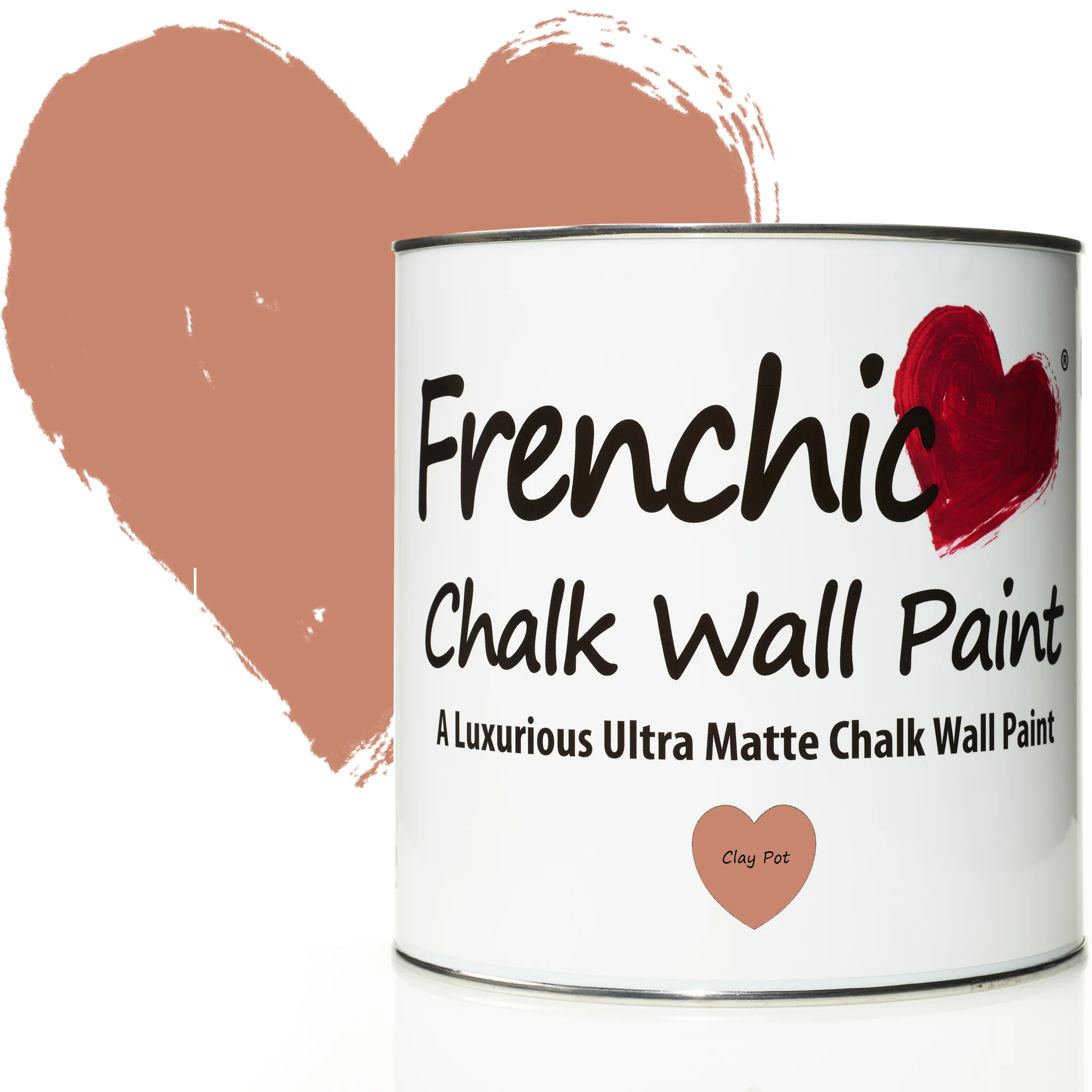 Kriedová farba v bledočervenom odtieni Frenchic Wall Paint Clay Pot