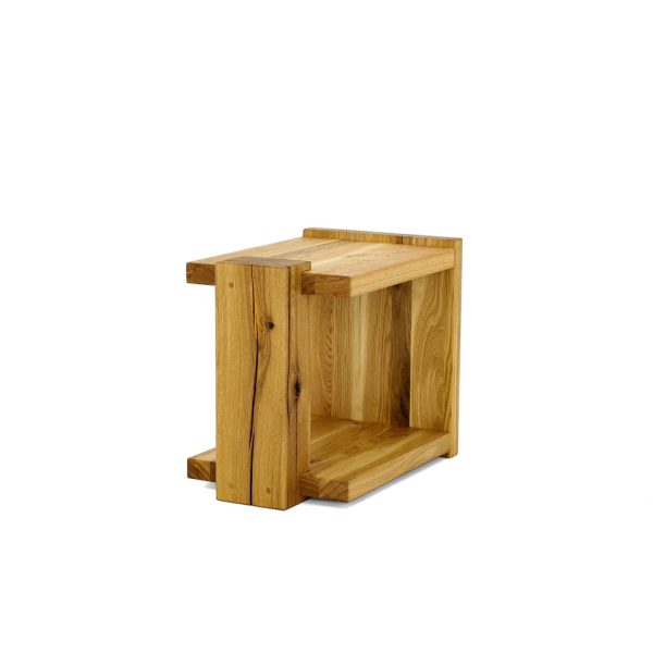 Dubové nočné stolíky do spálni vypraskane drevo masiv dub