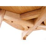 konštrukcia dubovej stoličky vysoká zátaž