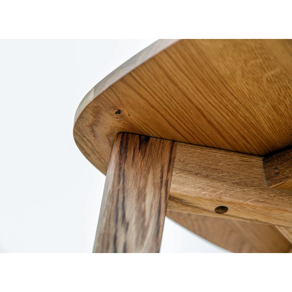 stolička s kvalitným spojom dub masiv