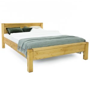 Kvalitná celodrevená manželská posteľ do spálne SARA2