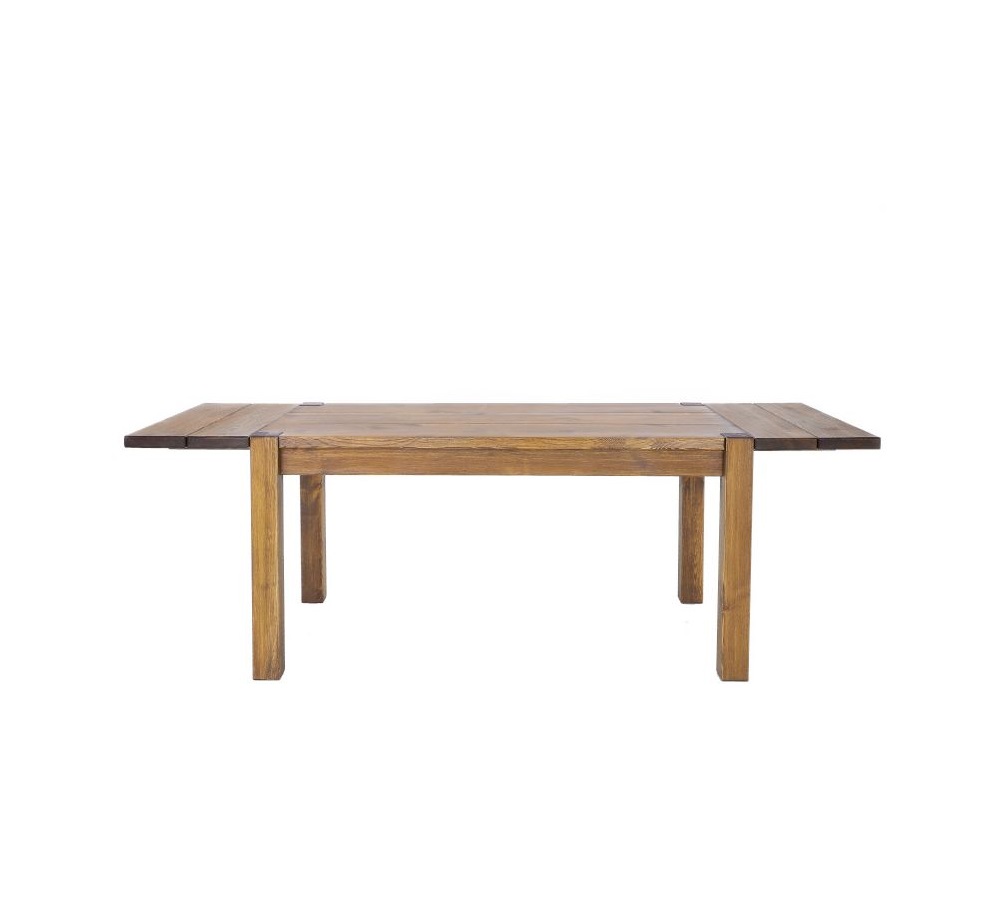 Drevený stôl Rustyk s dvomi rozšíreniami platne