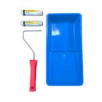 Maliarsky set 10 cm - vanička, držiak a 2 valčeky s krátkym vlasom