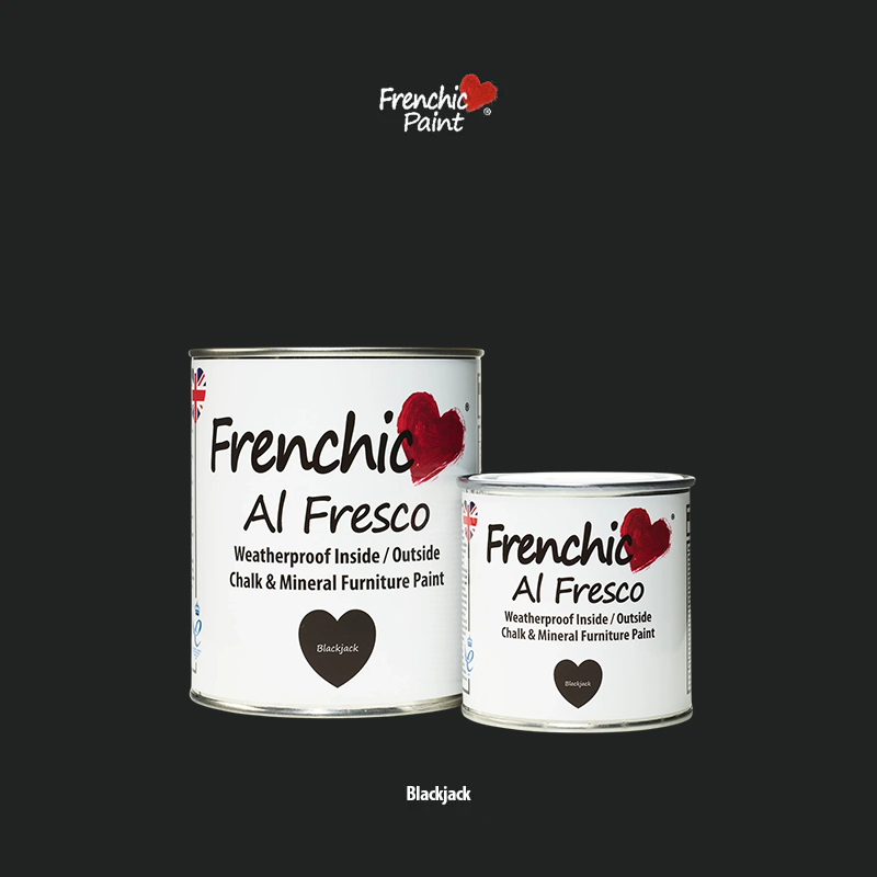 Exteriérová kriedová farba vhodná aj do interiéru Frenchic Al Fresco Blackjack