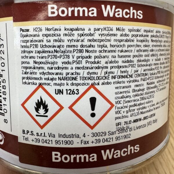 Popis Rinova Borma Wachs