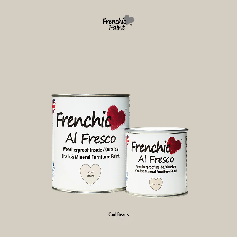 Exteriérová kriedová farba vhodná aj do interiéru Frenchic Al Fresco Cool Beans