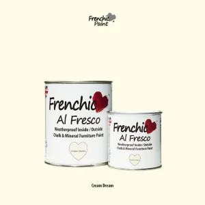 Exteriérová kriedová farba vhodná aj do interiéru Frenchic Al Fresco Cream Dream