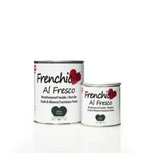 Kriedová čiernozelená farba do exteriéru Frenchic Al Fresco Black Forest