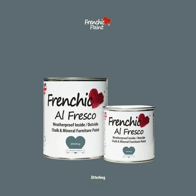 Exteriérová kriedová farba vhodná aj do interiéru Frenchic Al Fresco Jitterbug