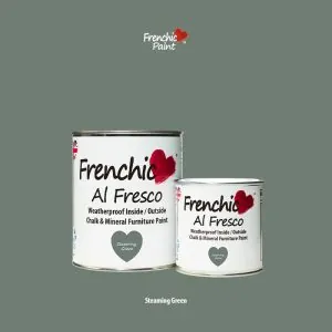 Exteriérová kriedová farba vhodná aj do interiéru Frenchic Al Fresco Steaming Green