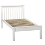 drevená posteľ 90x200 BIELA s rostom gratis
