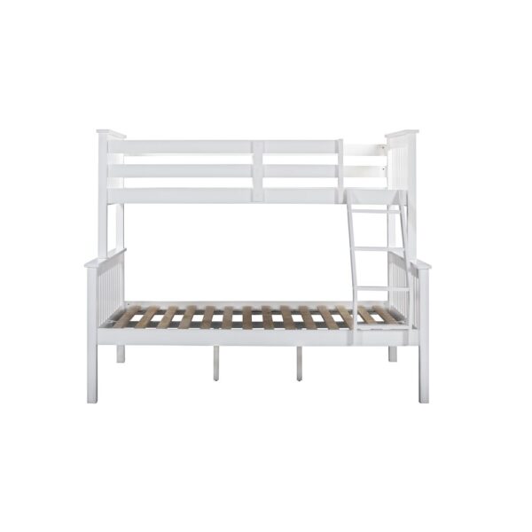 poschodova postel 140x200 v bielej farbe