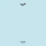 vzorka farby heavenly blue - vzorkovník kriedové farby