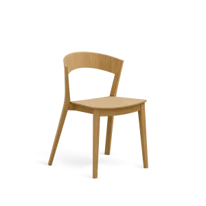 Moderná dubová stolička do jedálne